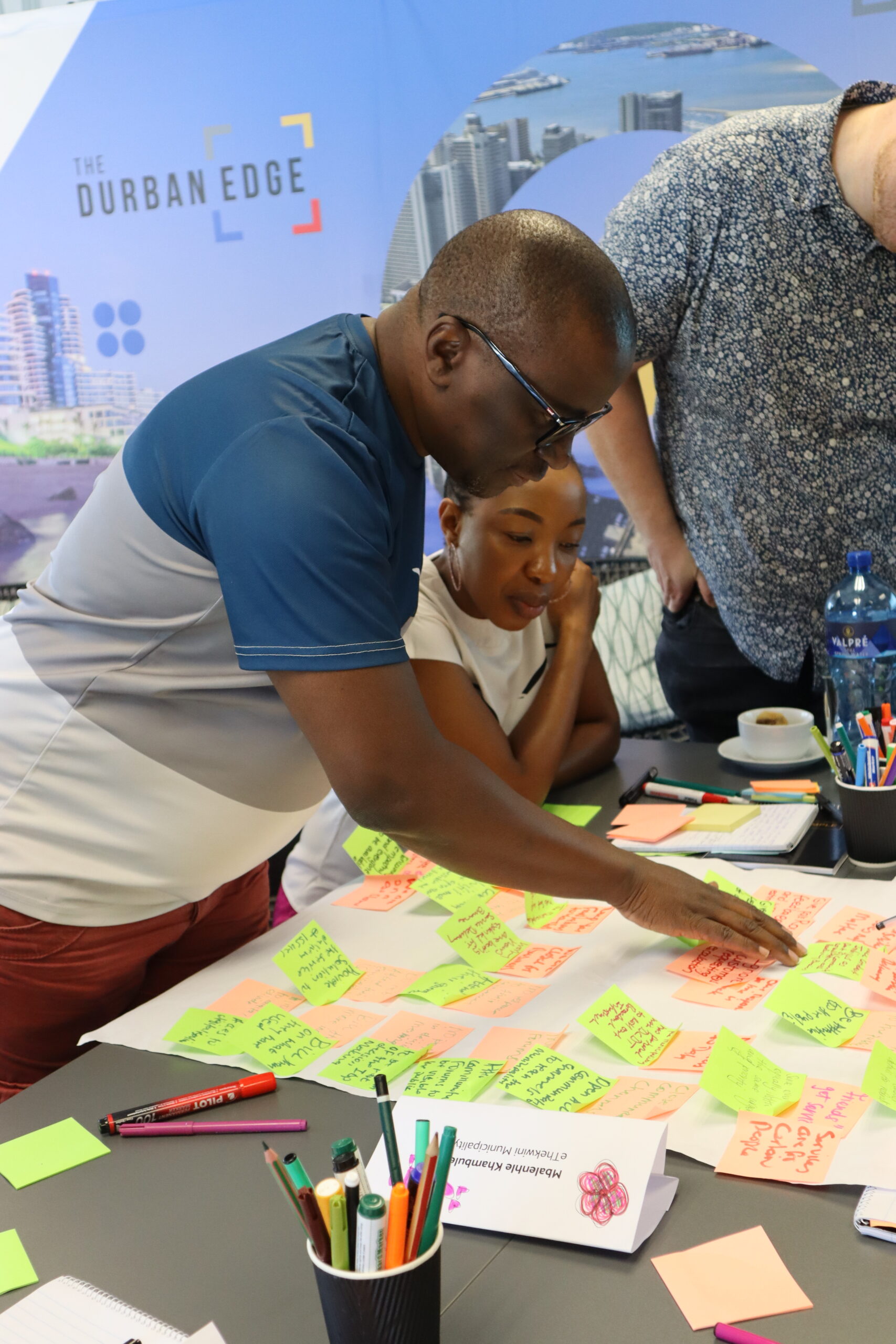 Patrick Martel facilitating a Design Thinking workshop with participants