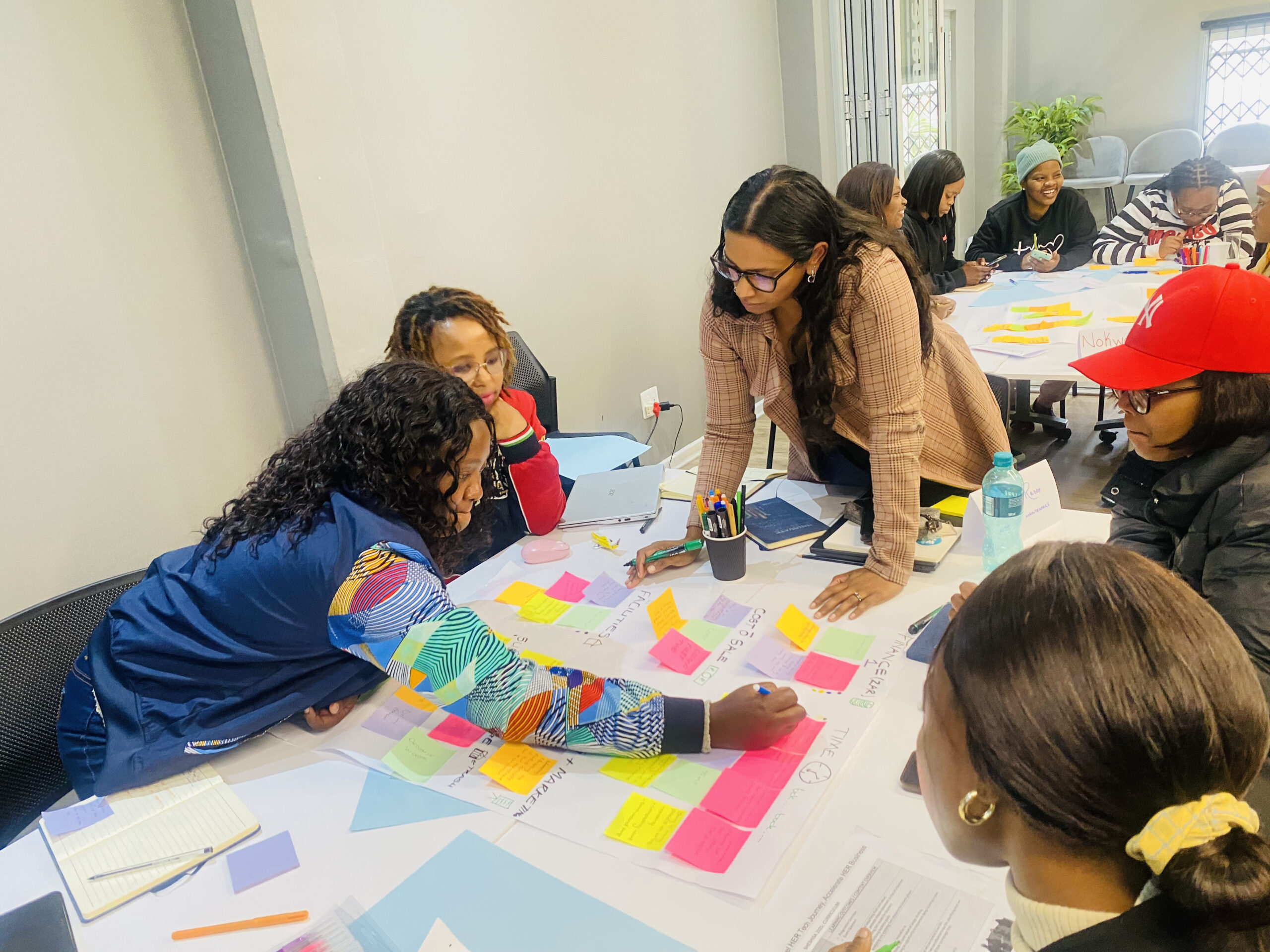 Design Thinking workshop participants during a facilitated activity